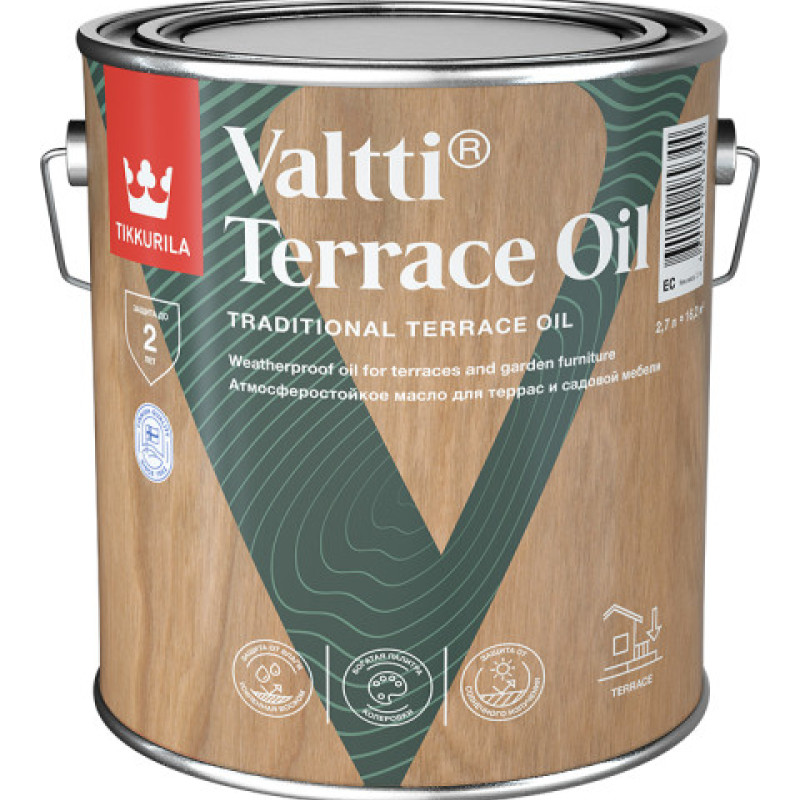 Масло для террас VALTTI TERRACE OIL 0,9 л.