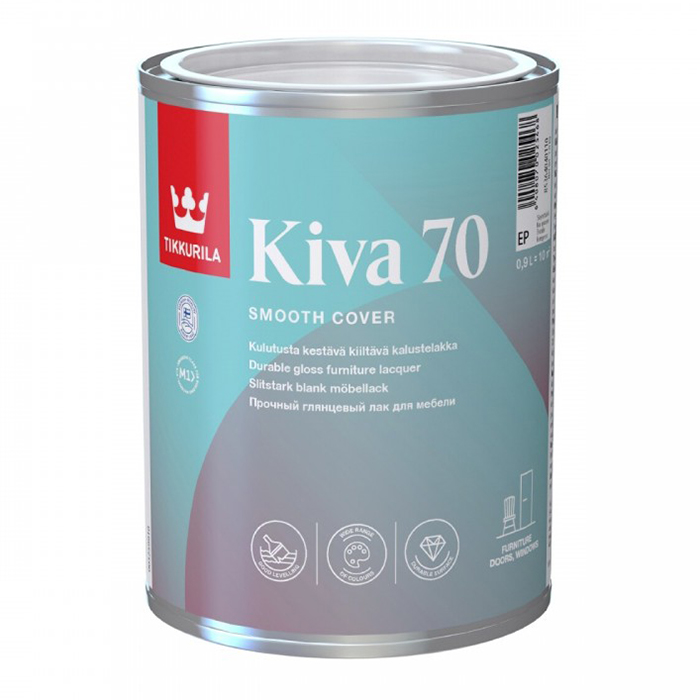 Tikkurila Kiva 70 / Тиккурила Кива лак для мебели глянцевый